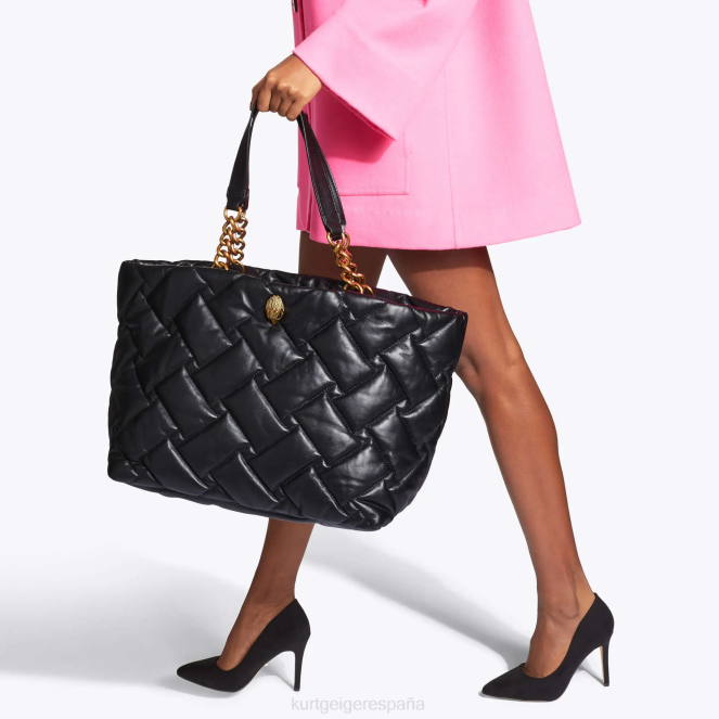 Kurt Geiger mujer bolso shopper londres kensington suave 2LPR71 | bolsas negro